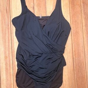 Garnet Hill Brown Swimsuit